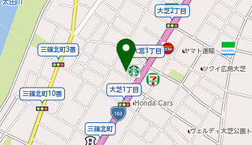 スターバックス コーヒー 広島大宮店の地図画像