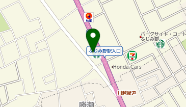 スターバックス コーヒー ふじみ野亀久保店の地図画像