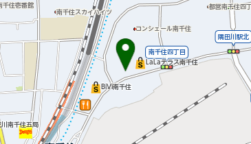 スターバックス コーヒー LaLaテラス南千住店の地図画像