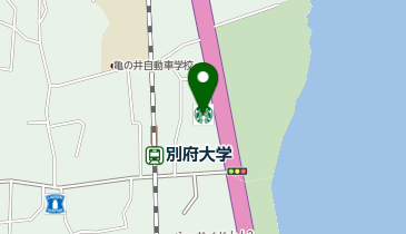 スターバックス コーヒー 別府上人ケ浜店の地図画像