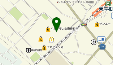 スターバックス コーヒー そよら東岸和田店の地図画像