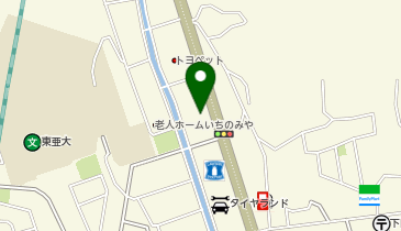 スターバックス コーヒー 下関一の宮町店の地図画像