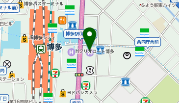 スターバックス コーヒー 都ホテル 博多店の地図画像