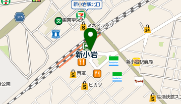 スターバックス コーヒー シャポー新小岩店の地図画像