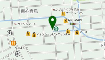 スターバックス コーヒー 焼津祢宜島店の地図画像