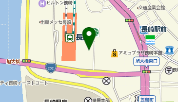 スターバックス コーヒー アミュプラザ長崎 新館店の地図画像