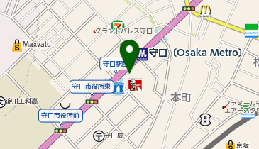 スターバックス コーヒー イオンタウン守口店の地図画像