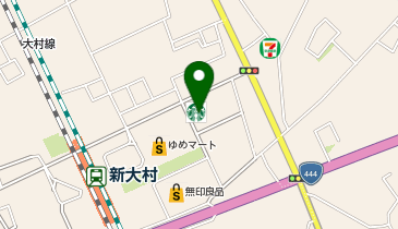 スターバックス コーヒー 新大村駅前店の地図画像