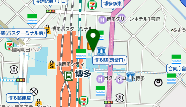 スターバックス コーヒー 博多デイトスアネックス店の地図画像