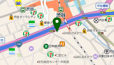 スターバックス ティー&カフェ 渋谷サクラステージ店の地図画像