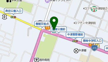 スターバックス コーヒー 中津店の地図画像