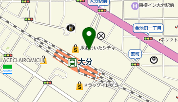 スターバックス コーヒー アミュプラザおおいた 2階店の地図画像