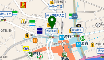 スターバックス コーヒー SHIBUYA TSUTAYA 1F店の地図画像