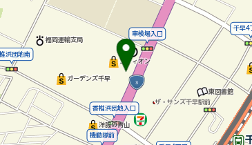 スターバックス コーヒー ガーデンズ千早東店の地図画像