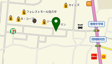 スターバックス コーヒー 佐久平南店の地図画像