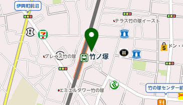 スターバックス コーヒー エキア竹ノ塚店の地図画像