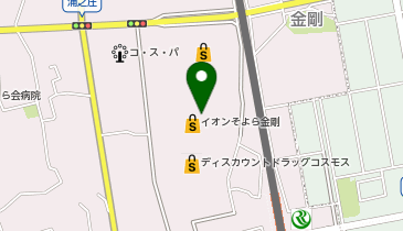 スターバックス コーヒー そよら金剛店の地図画像