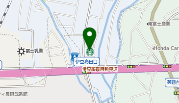 スターバックス コーヒー 裾野伊豆島田店の地図画像