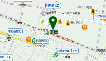 スターバックス コーヒー 昭島駅前店の地図画像