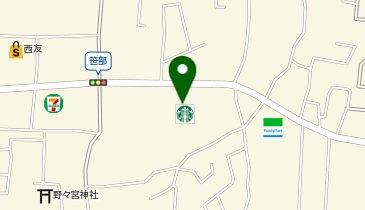 スターバックス コーヒー 松本笹部店の地図画像