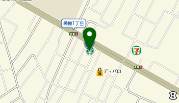 スターバックス コーヒー 函館美原店の地図画像