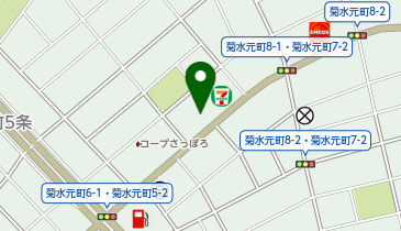 スターバックス コーヒー 札幌菊水元町店の地図画像