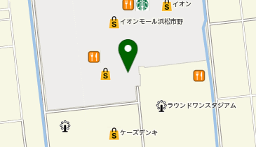 スターバックス コーヒー イオンモール浜松市野2階店の地図画像