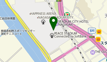 スターバックス コーヒー 長崎スタジアムシティ店の地図画像