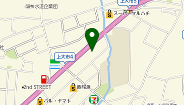 スターバックス コーヒー 西宮大島店の地図画像
