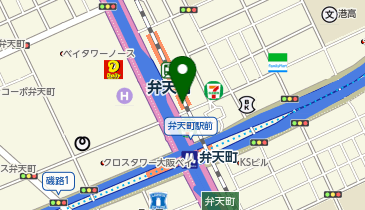 スターバックス コーヒー JR弁天町駅店の地図画像