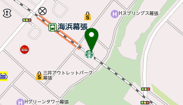 スターバックス コーヒー ペリエ海浜幕張 PARK SIDE1店の地図画像