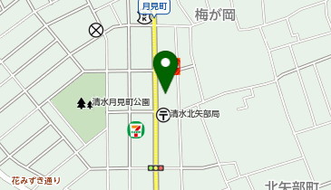 スターバックス コーヒー 清水梅が岡店の地図画像