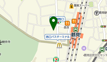 スターバックス コーヒー Olive LOUNGE 鶴見店の地図画像