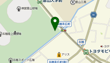 スターバックス コーヒー 富山五福公園店の地図画像