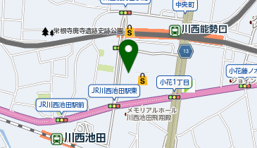 スターバックス コーヒー 川西阪急スクエア店の地図画像