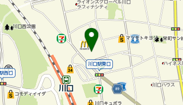 スターバックス コーヒー ららテラス川口店の地図画像