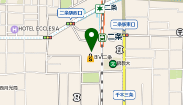 スターバックス コーヒー BiVi二条店の地図画像