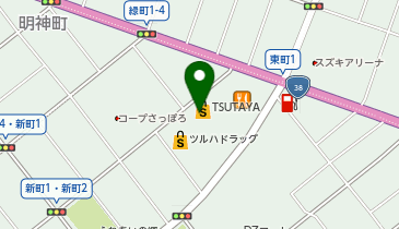 スターバックス コーヒー TSUTAYA BOOKSTORE 滝川店の地図画像