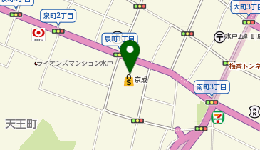 スターバックス コーヒー 水戸京成百貨店の地図画像