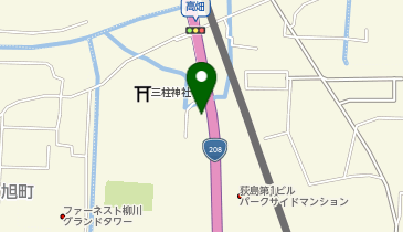 スターバックス コーヒー 柳川店の地図画像