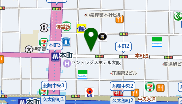 スターバックス コーヒー PMO EX本町店の地図画像