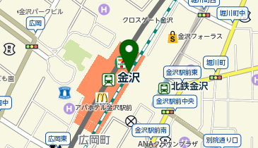 スターバックス コーヒー 金沢Rinto東口店の地図画像