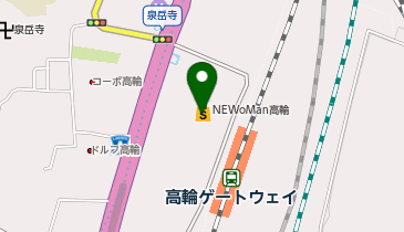 スターバックス コーヒー ニュウマン高輪店の地図画像
