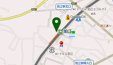 スターバックス コーヒー 狛江駅店の地図画像