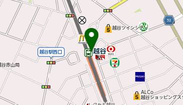 スターバックス コーヒー エキア越谷店の地図画像