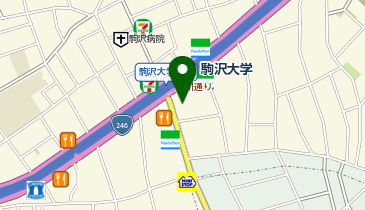 スターバックス コーヒー 駒沢パーククォーター店の地図画像