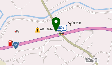 スターバックス コーヒー 諫早鷲崎店の地図画像