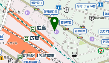 スターバックス コーヒー 広島駅北口店の地図画像