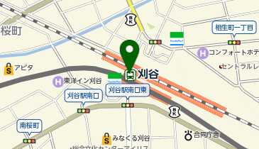 スターバックス コーヒー JR刈谷駅店の地図画像