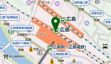 スターバックス コーヒー JR広島駅中央口店の地図画像